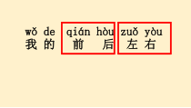 【大象版】一年级上册科学-3.1《我的前后左右》PPT课件3