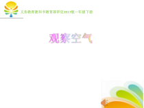 【大象版】科学一年级下册-4.3《观察空气》PPT课件2（共11页）