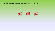 小学【冀教版】科学一年级下册第1课《认识水》PPT课件(共22页)