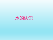 小学【冀教版】科学一年级下册第1课《认识水》PPT课件(共13页)