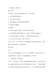 小学【冀人版】科学一年级下册《月亮圆了》教案7