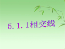 5.1.1《相交线》PPT课件1-七年级下册数学人教版