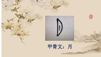 北师大版书法四年级下册《第3课 月字旁》PPT课件4