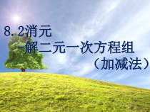 8.2.2（1）《用加减法解二元一次方程组》PPT课件1-七年级下册数学人教版
