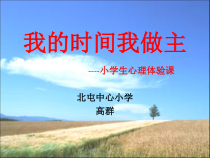 小学四年级【鄂教版】心理健康 第八课《我的时间我作主》PPT课件3