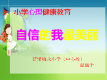 小学四年级【鄂教版】心理健康 第五课《自信的我最美丽》PPT课件2