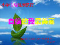 小学四年级【鄂教版】心理健康 第五课《自信的我最美丽》PPT课件6