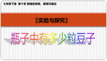 10.1《实验与探究 瓶子中有多少粒豆子》PPT课件1-七年级下册数学人教版