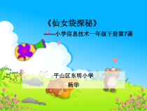 信息技术【大连理工版】一年级下册《仙女袋探秘》PPT课件