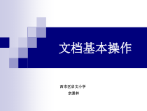 信息技术【大连理工版】三年级下册《文档基本操作》PPT课件 (4)
