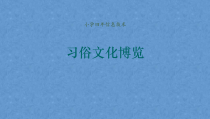 信息技术【大连理工版】四年级下册《习俗文化博览》PPT课件 (2)