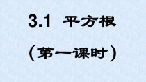 《3.1 平方根》PPT课件2-七年级上册数学浙教版