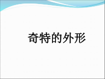 信息技术【大连理工版】六年级下册《奇特的外形》PPT课件