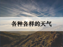 科学【教科版】二年级上册《各种各样的天气》PPT课件（共14页）