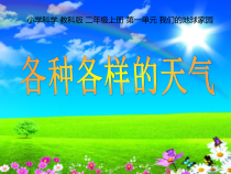科学【教科版】二年级上册《各种各样的天气》PPT课件（共27页）