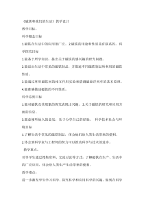 科学【教科版】二年级下册1.7《磁铁和我们的生活》教学设计10