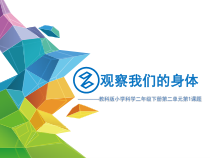 科学【教科版】二年级下册2.1《观察我们的身体》PPT课件（共15页）