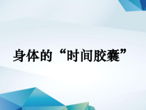 科学【教科版】二年级下册2.6《身体的“时间胶囊”》PPT课件（共12页）