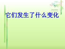 科学【教科版】三年级上册1.8《它们发生了什么变化》PPT课件(共17页)《(1)