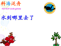 科学【教科版】三年级上册1.1《水到哪里去了》PPT课件(共10页)