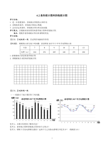 《6.2 条形统计图和折线统计表》导学案-七年级下册数学浙教版
