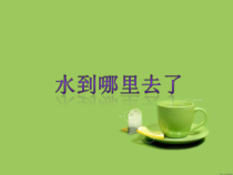 科学【教科版】三年级上册1.1《水到哪里去了》PPT课件(共18页)