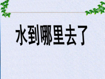 科学【教科版】三年级上册1.1《水到哪里去了》PPT课件(共20页) (1)