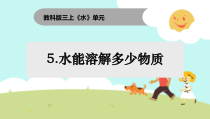 科学【新教科版】三年级上册1.5《水能溶解多少物质 》PPT课件（PPT18页）