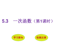 《5.3 一次函数》PPT课件2-八年级上册数学浙教版