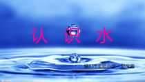 科学【青岛版】（六三制）一年级上册《认识水》PPT课件（共13页）