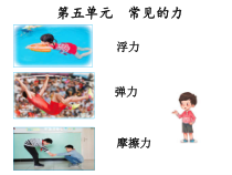 科学【2020新青岛版六三制】三年级下册第五单元常见的力复习ppt课件