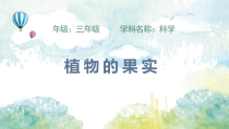 2020新青岛版（六三制）三年级下册科学《植物的果实》ppt课件（含视频）