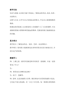 美术【赣美版】三年级下册《第7课 放大镜》教学设计1