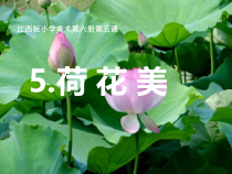 美术【赣美版】三年级下册《第5课 荷花美》PPT课件4