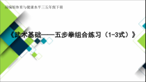 体育【冀教版】五至六年级《武术》PPT课件1