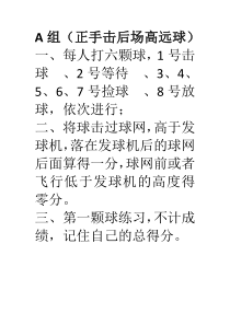 体育【冀教版】五至六年级《羽毛球》羽毛球正手击后场高远球（任务单）素材3
