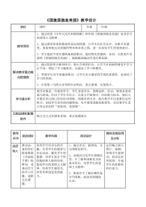 音乐【冀少版】一年级上册《国旗国旗真美丽》教学设计2