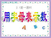 《2.1 用字母表示数》PPT课件2-七年级上册数学湘教版