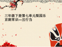 音乐【冀少版】三年级下册《丑行》PPT课件1