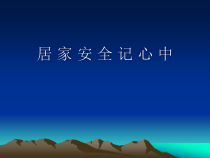 心理健康【黑教版】四年级下册第8课《居家安全记心中》PPT课件