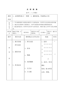 体育【科学版】小学三年级《第3课 小足球：颠球》教学设计1