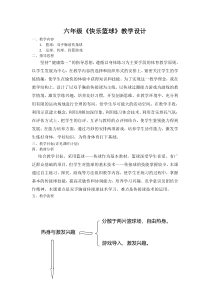 体育【科学版】小学六年级《小篮球运、传球，投篮综合游戏》教学设计4