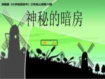 信息技术【浙江摄影版】三年级上册14《神秘的暗房》PPT课件(共8页)