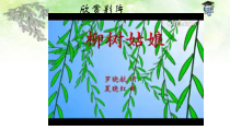 信息技术【电子工业版（安徽）】三年级下册第8课《柳条弯弯随风飘》PPT课件(共8页)