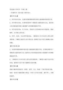 科学【青岛版（五四制）】一年级上册《放大镜》教学设计2 