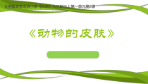 科学【青岛版（五年制）】二年级下册第11课《动物的皮肤》PPT课件（共33页）