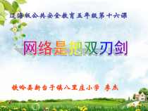 心理健康【闽教版】六年级下册《网络是把双刃剑》PPT课件