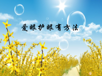 健康教育【武汉版】三年级第二十一课《爱眼护眼有方法11》PPT课件