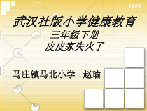 健康教育【武汉版】三年级第十六课《皮皮家失火了1》PPT课件