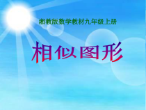 《3.3 相似图形》PPT课件3-九年级上册数学湘教版